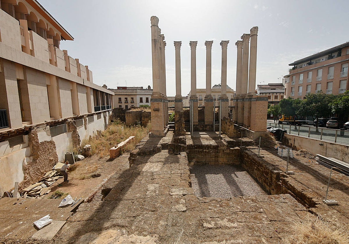 Estado actual del Templo Romano de Córdoba