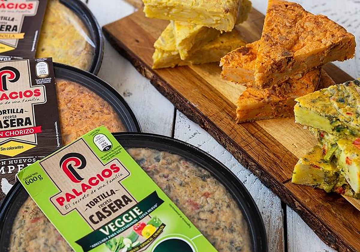 Imagen de archivo de tortillas envasadas de la marca Palacios
