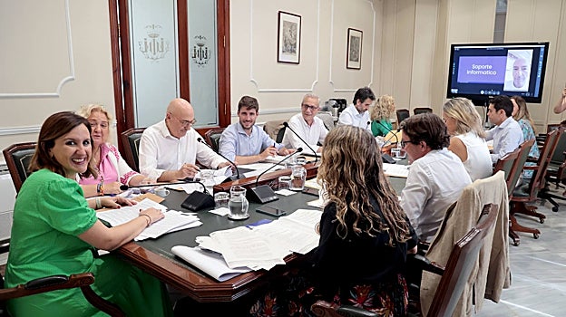 Imagen del Pleno al completo de la Junta de Gobierno del Ayuntamiento de Valencia
