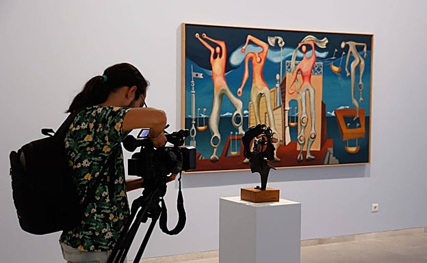 David Bestué «esquematiza» el paisaje castellano en el Patio Herreriano