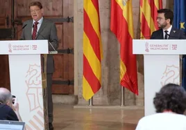Ximo Puig se despide con una subvención a dedo al consorcio que promociona la cultura catalana en el exterior presidido por Pere Aragonès