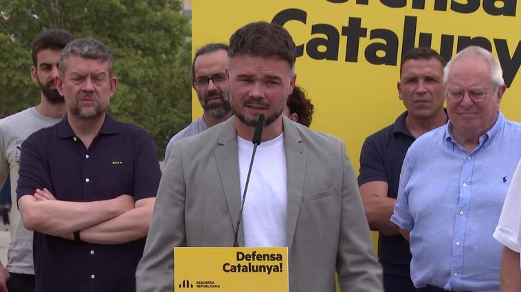 Rufián: "Albert Rivera está en su casa por ERC"