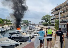 Una explosión en un barco causa quemaduras de hasta tercer grado a dos heridos en Alicante