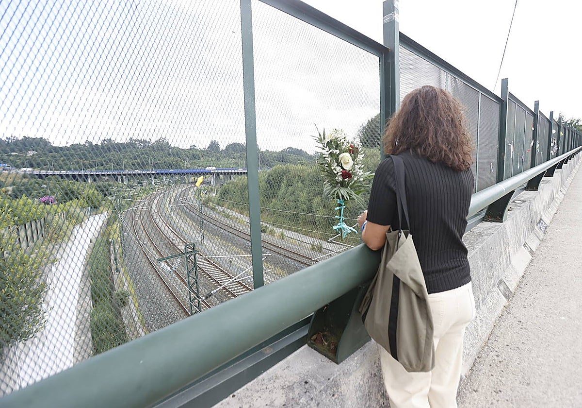La curva del accidente, en el barrio de Angrois