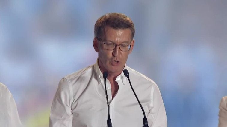 Feijóo: "Le pido al PSOE que no bloquee el gobierno de España del PP"