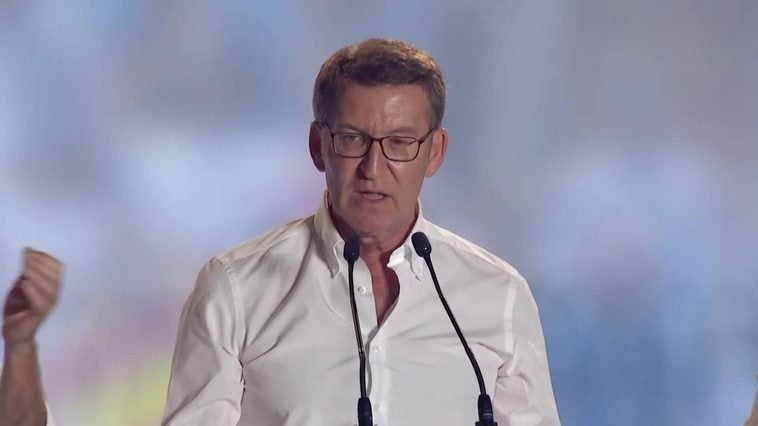 Feijóo: "Pido al PSOE y al resto de fuerzas que no bloqueen el Gobierno"