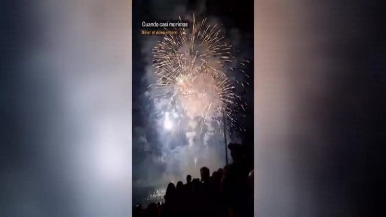 Veinte heridos leves en Blanes (Girona) por la caída de un cohete sobre el público en la playa