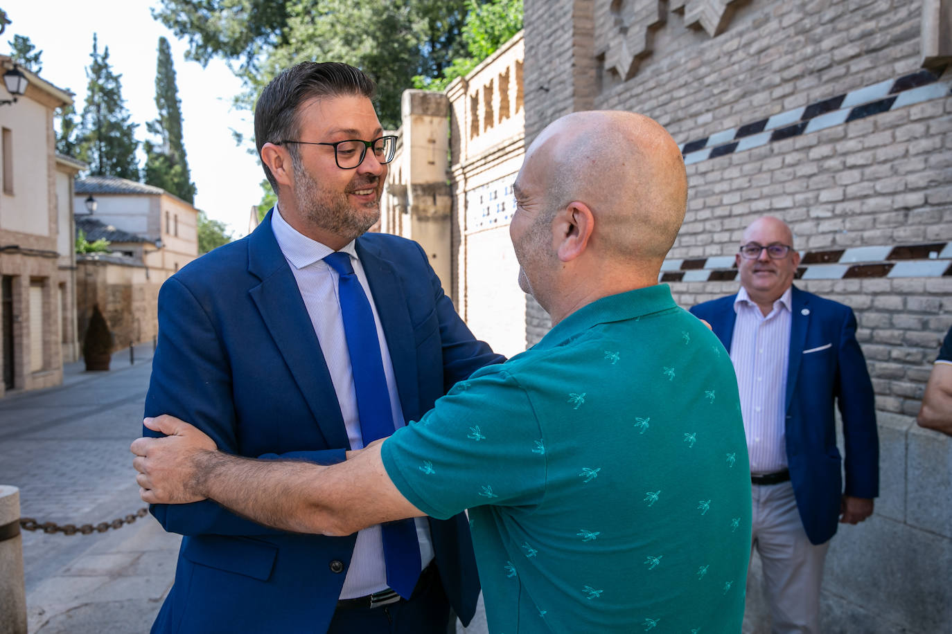 La visita al edificio de hornos de la Escuela de Arte de Toledo, en imágenes