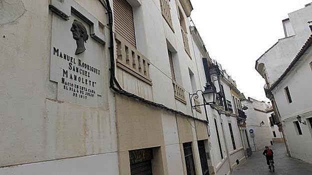 Casa donde nació el diestro Manolete