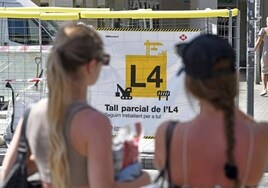 En agosto reabren dos de las paradas cerradas de la L4 del Metro de Barcelona por la renovación de vías