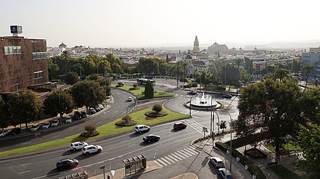 Emplazamiento del aparcamiento Puerta de Córdoba, en Vallellano