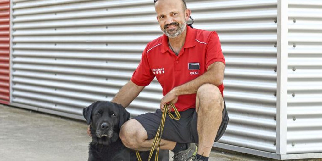 Andreu y Xot, un binomio de seis patas para buscar desaparecidos