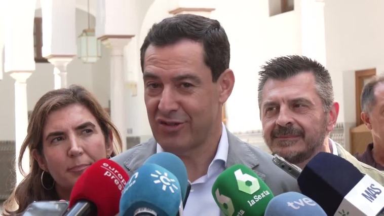 Moreno afirma que el "presente y futuro" del PP pasa por Feijóo: "Sin lugar a dudas"