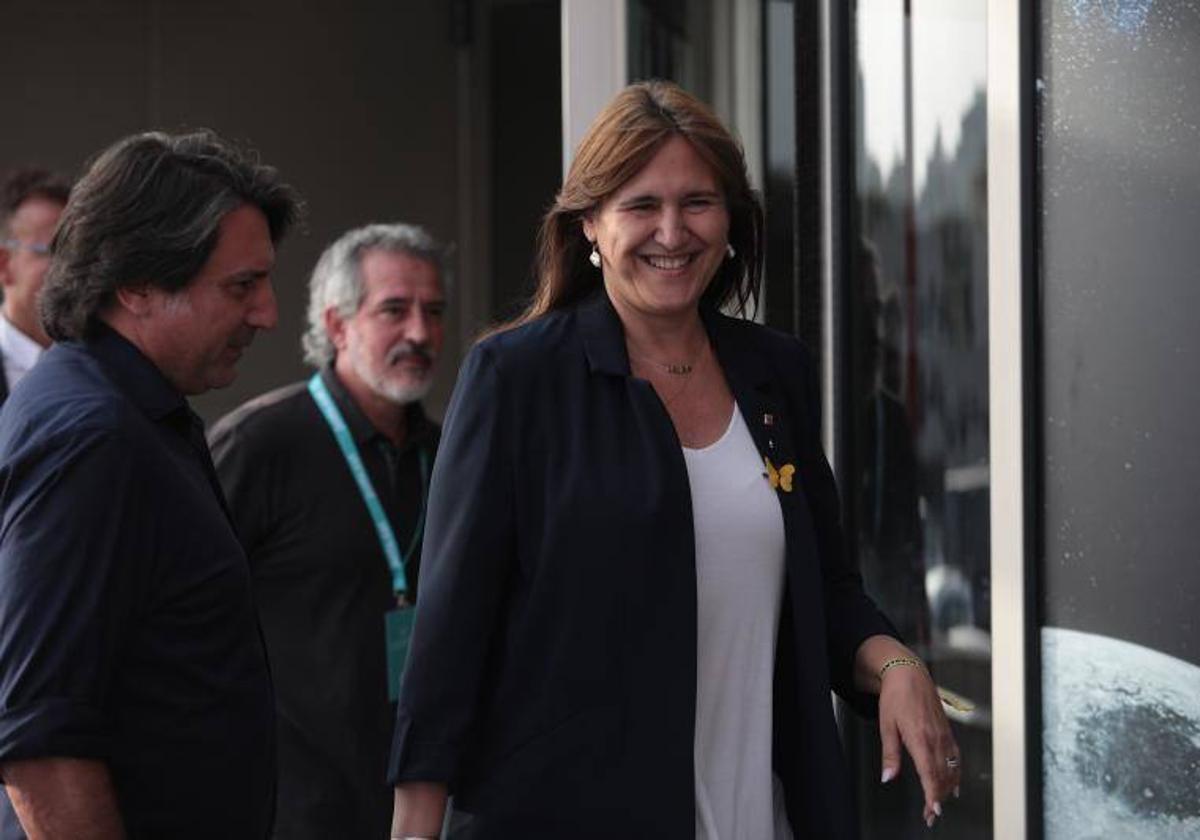 La presidenta de Junts, Laura Borràs