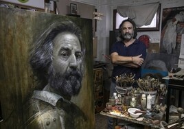 Rafael Cervantes , pintor: «La clave de un buen retrato es su fuerza»