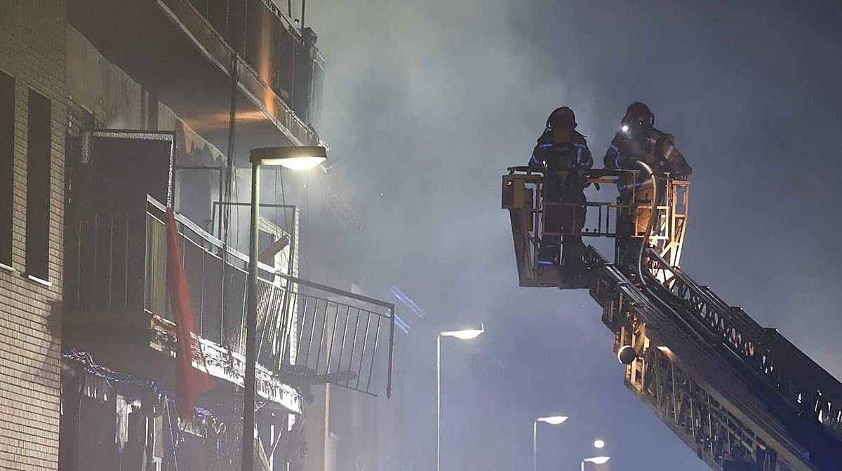 Explosión en un bloque de viviendas en Valladolid