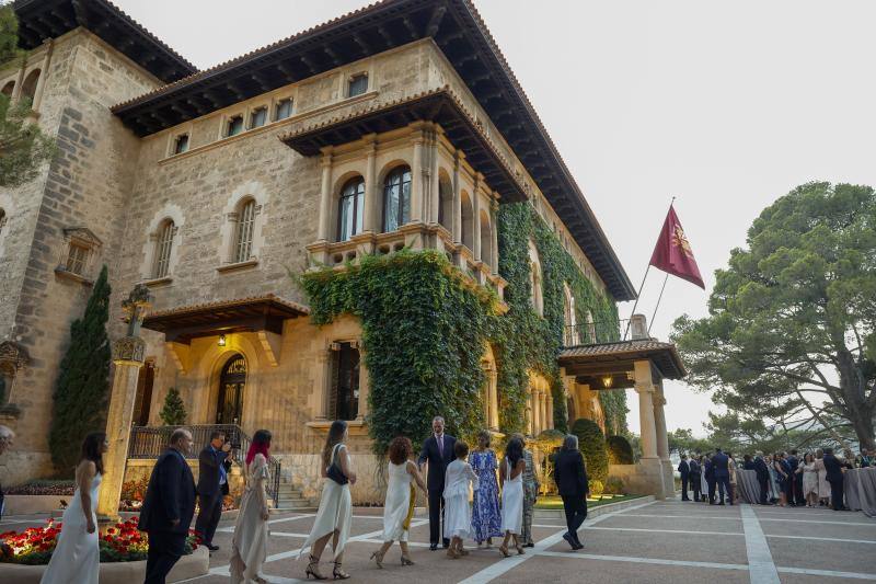 Recepción de los Reyes en Marivent a representantes de los distintos sectores sociales e institucionales.