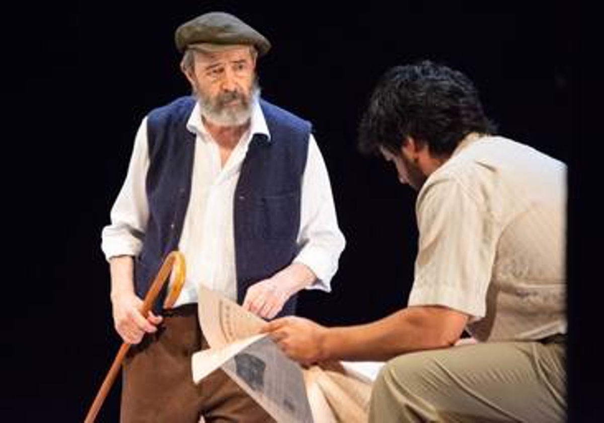 El actor Miguel Rellán, en la obra de teatro 'Retorno al hogar' será homenajeado en Calzada de Calatrava