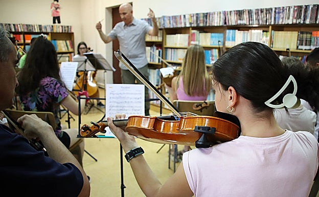 Primer campamento musical organizado por la Asociación Orquesta Ibérica en La Pola de Gordón (León)