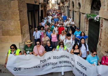 Ciudad Rodrigo se vuelca con sus bomberos voluntarios para pedir el restablecimiento del servicio