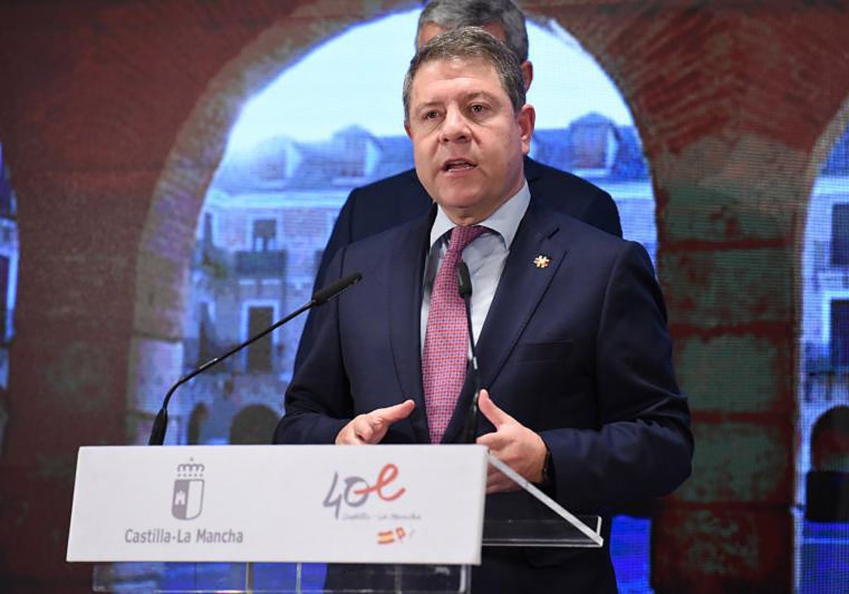 El presidente socialista de Castilla La Mancha, Emiliano García Page