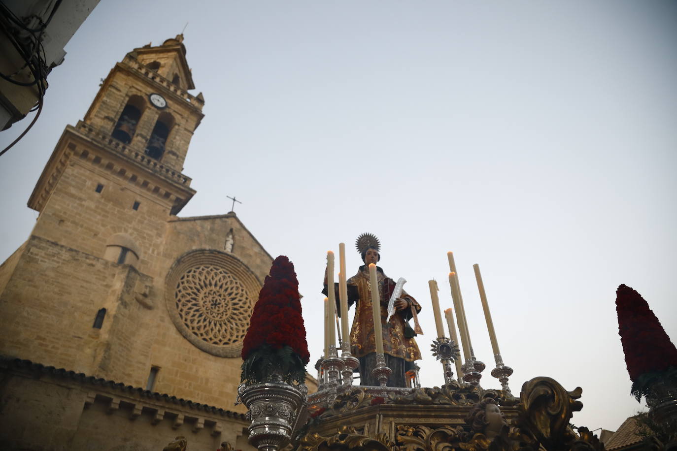 La procesión de San Lorenzo mártir en Córdoba, en imágenes