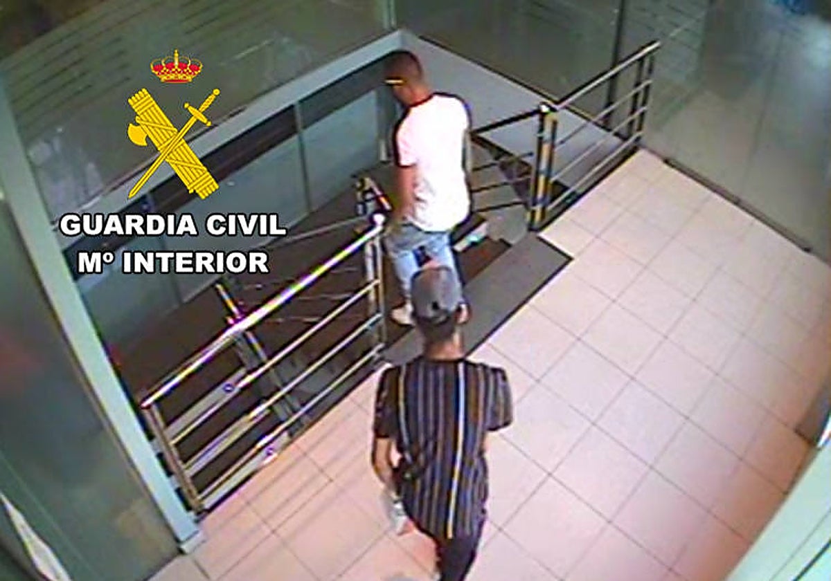 Captura del robo perpetrado por el grupo de jóvenes en la provincia de Burgos