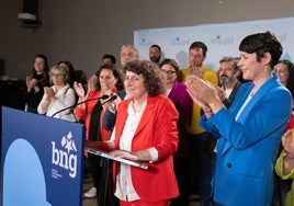 Nuevo plantón de la alcaldesa nacionalista de Santiago de Compostela en un acto religioso