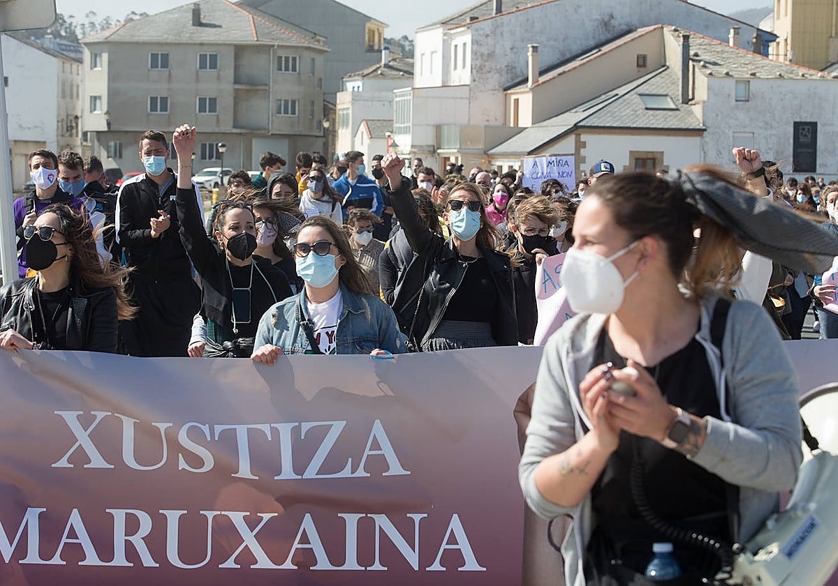 Manifestación tras el archivo en 2021 de la causa