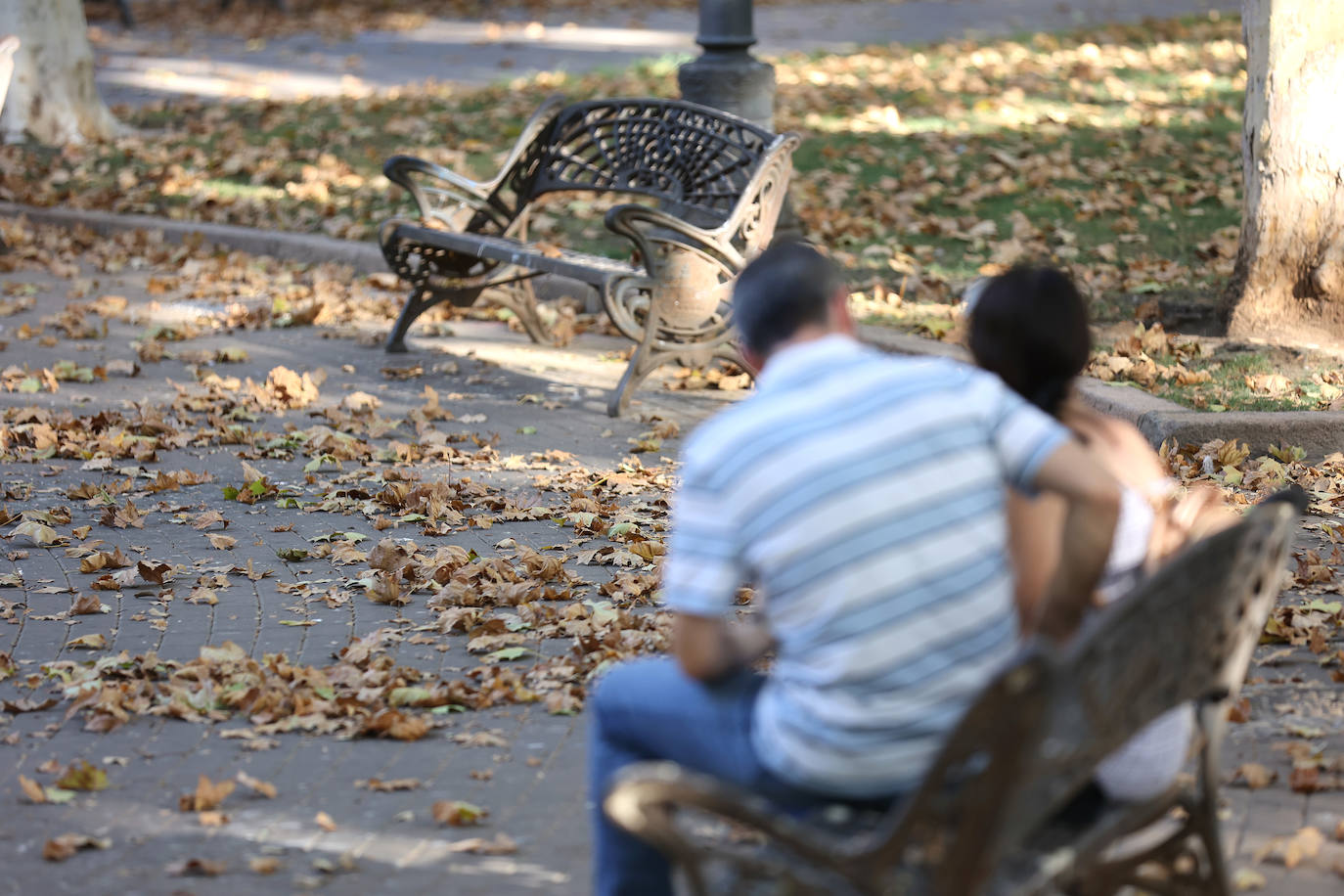 Colón, imagen otoñal en pleno agosto