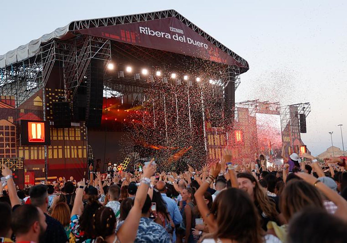 El festival Sonorama Ribera durante su 26 edición en la localidad burgalesa de Aranda de Duero