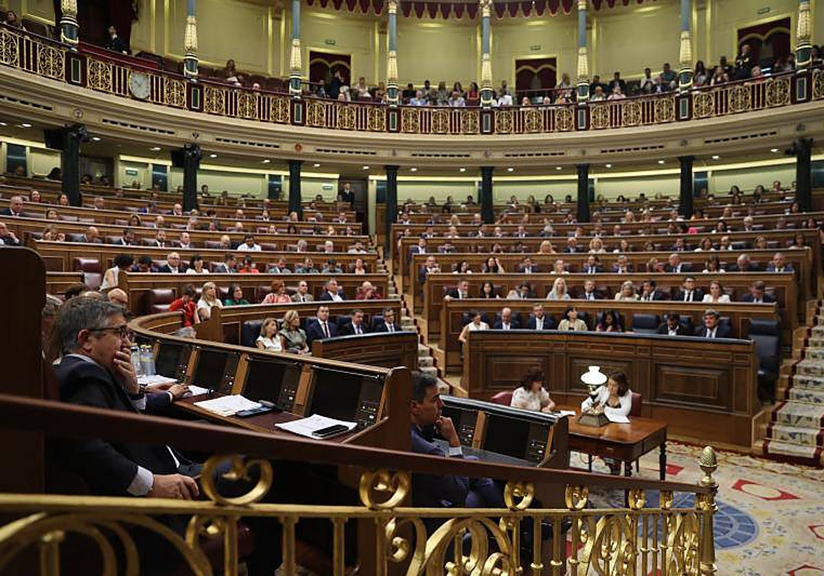 El Congreso de los Diputados este jueves durante la sesión constitutiva de la XV Legislatura