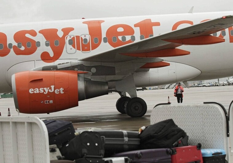 Imagen de archivo de un avión de easyJet