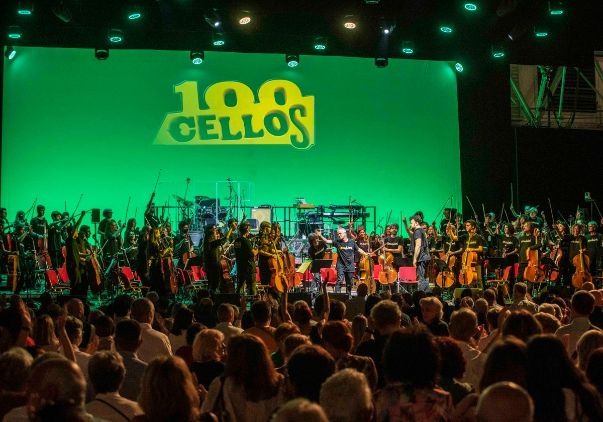 El espectáctulo '100 Cellos'