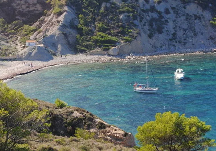 Imagen de archivo de la Cala Sardinera en Jávea