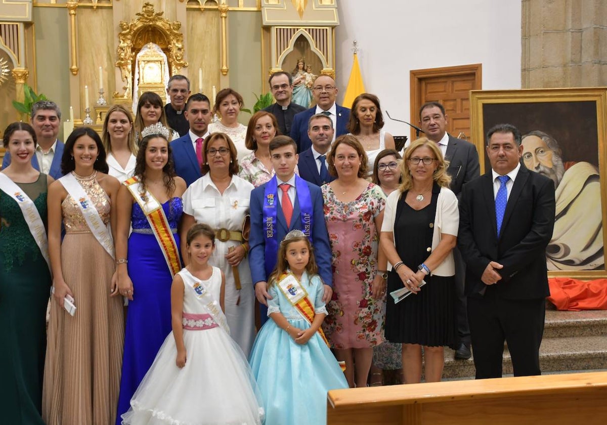 Concho Cedillo, tras la misa en honor a San Bartolomé en Navahermosa