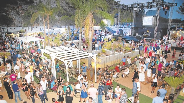 Imagen del Starlite Festival de Marbella antes de la celebración de un concierto