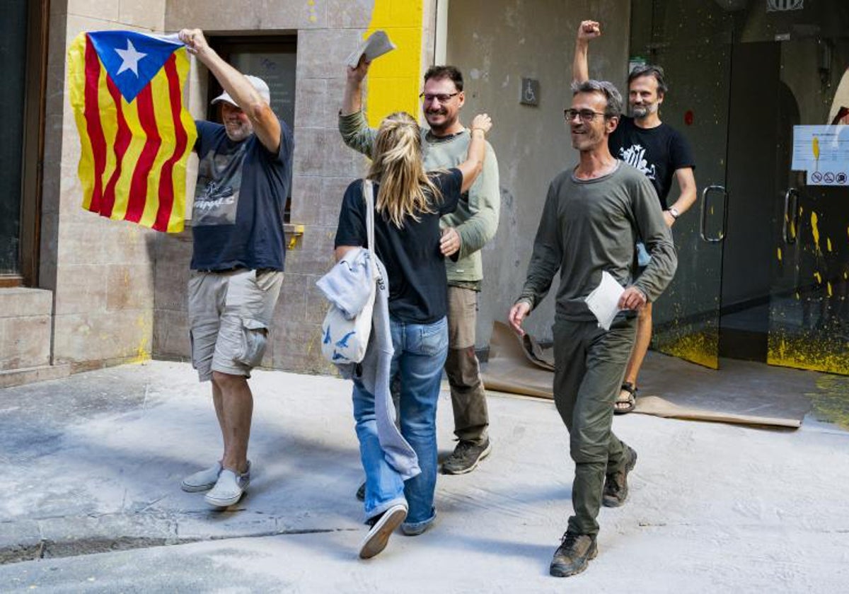 Los CDR que iban a boicotear La Vuelta, acusados de grupo criminal y desórdenes públicos