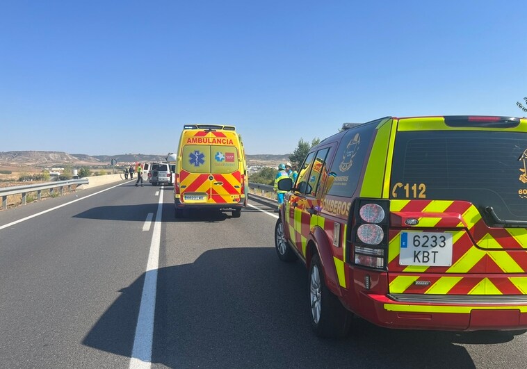 Fotografía de archivo de equipos de emergencia.