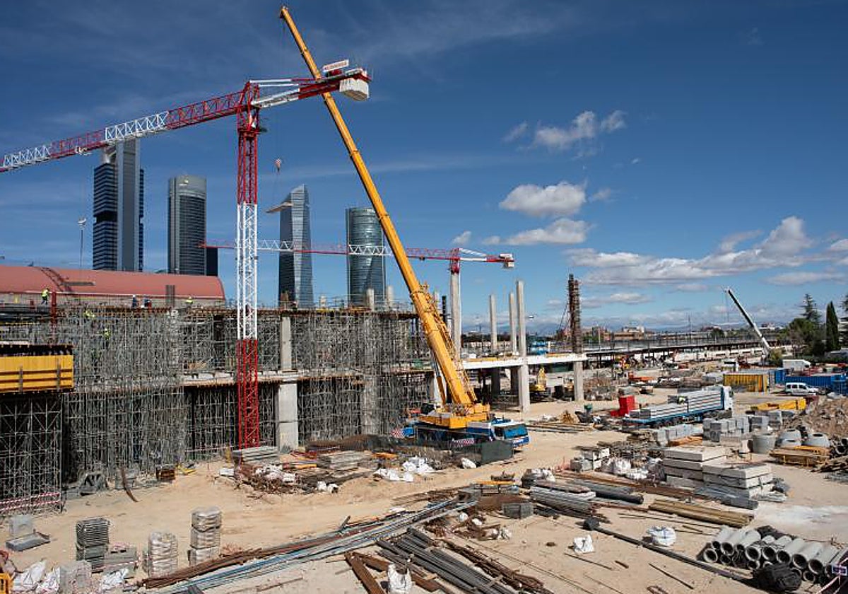 La estación de Chamartín-Clara Campoamor durante su renovación