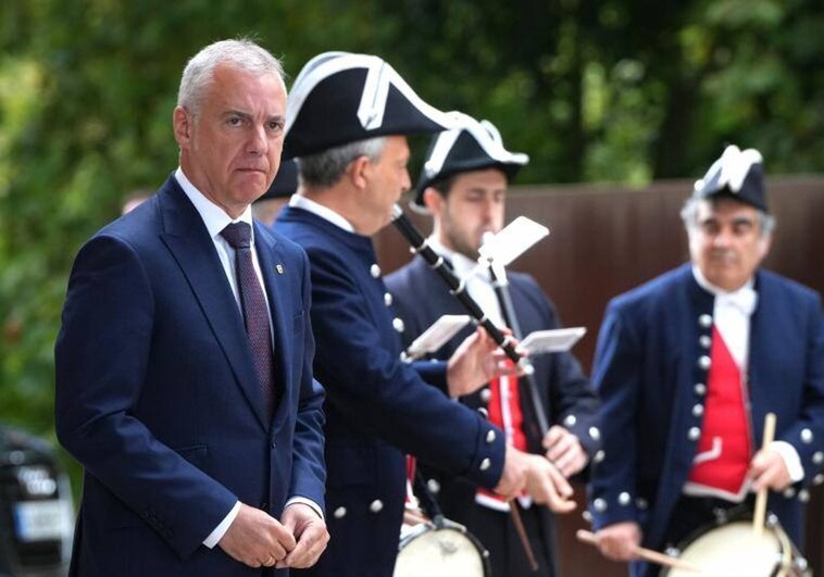 Lendakari Urkullu, ayer en el Palacio de Miramar