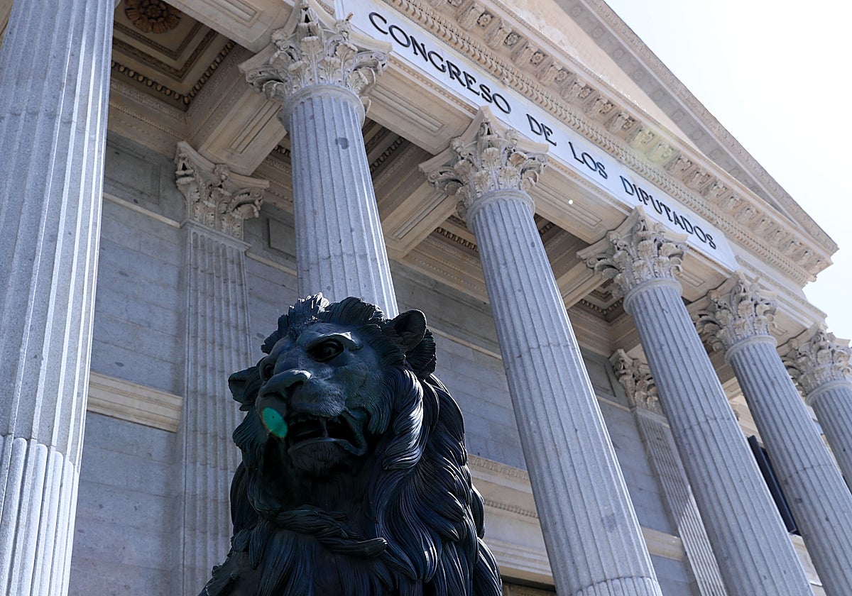 Fachada del Congreso de los Diputados