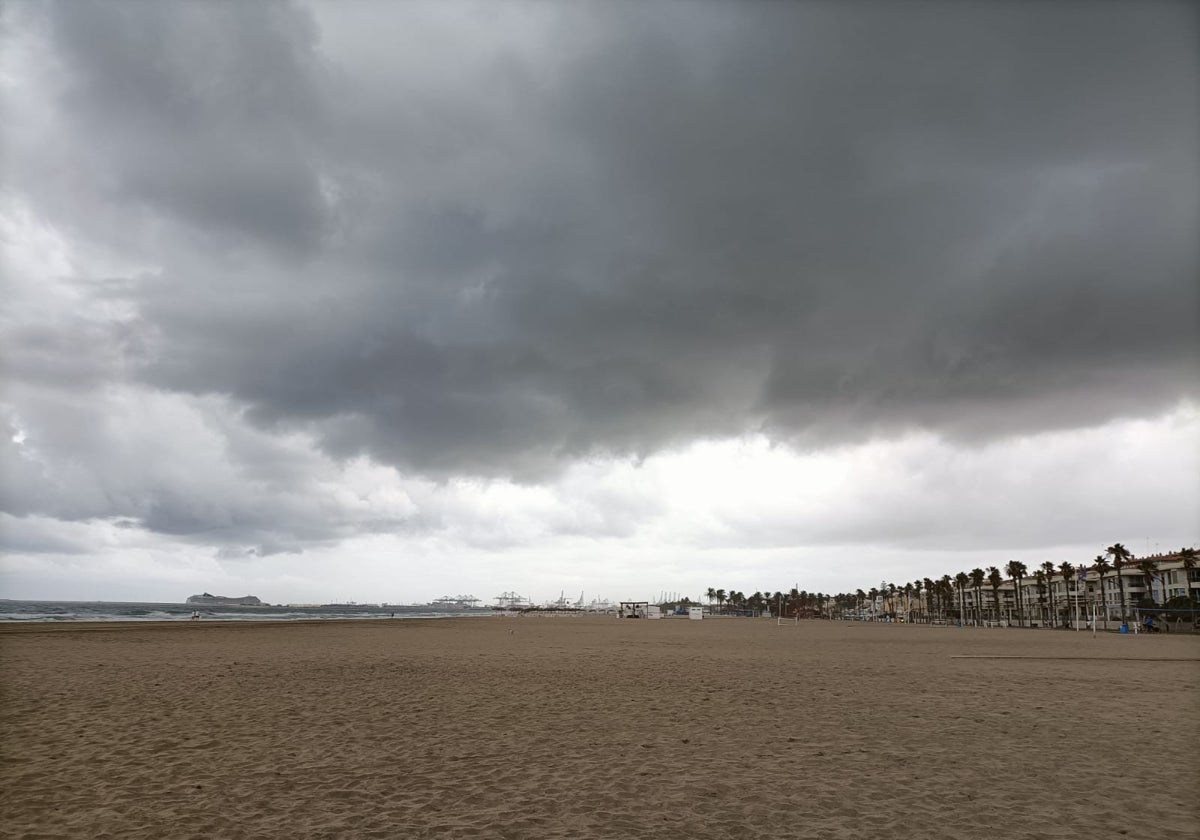 Imagen tomada este sábado en Valencia.