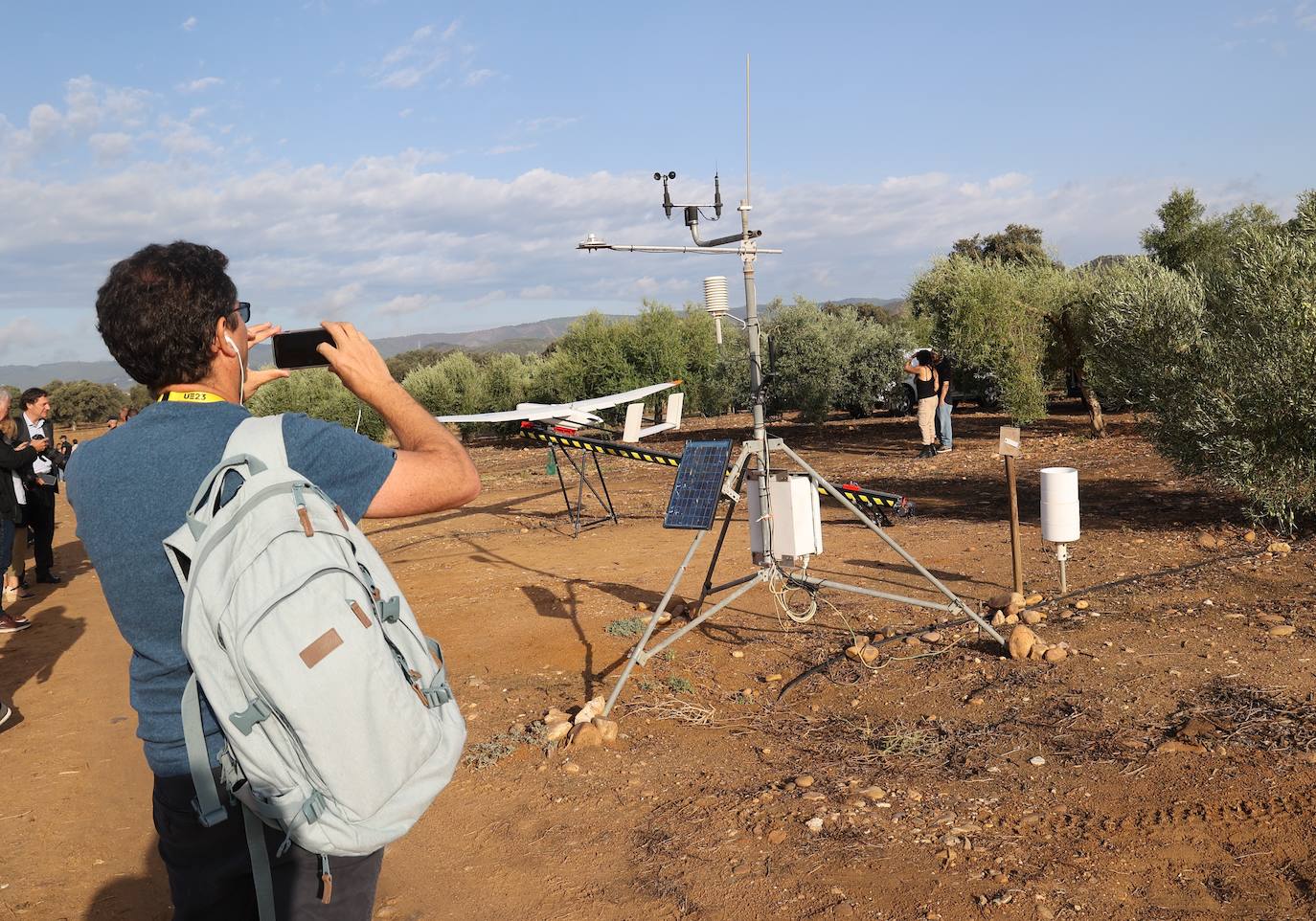 La visita de los ministros de Agricultura de la UE a la innovadora finca de Rabanales