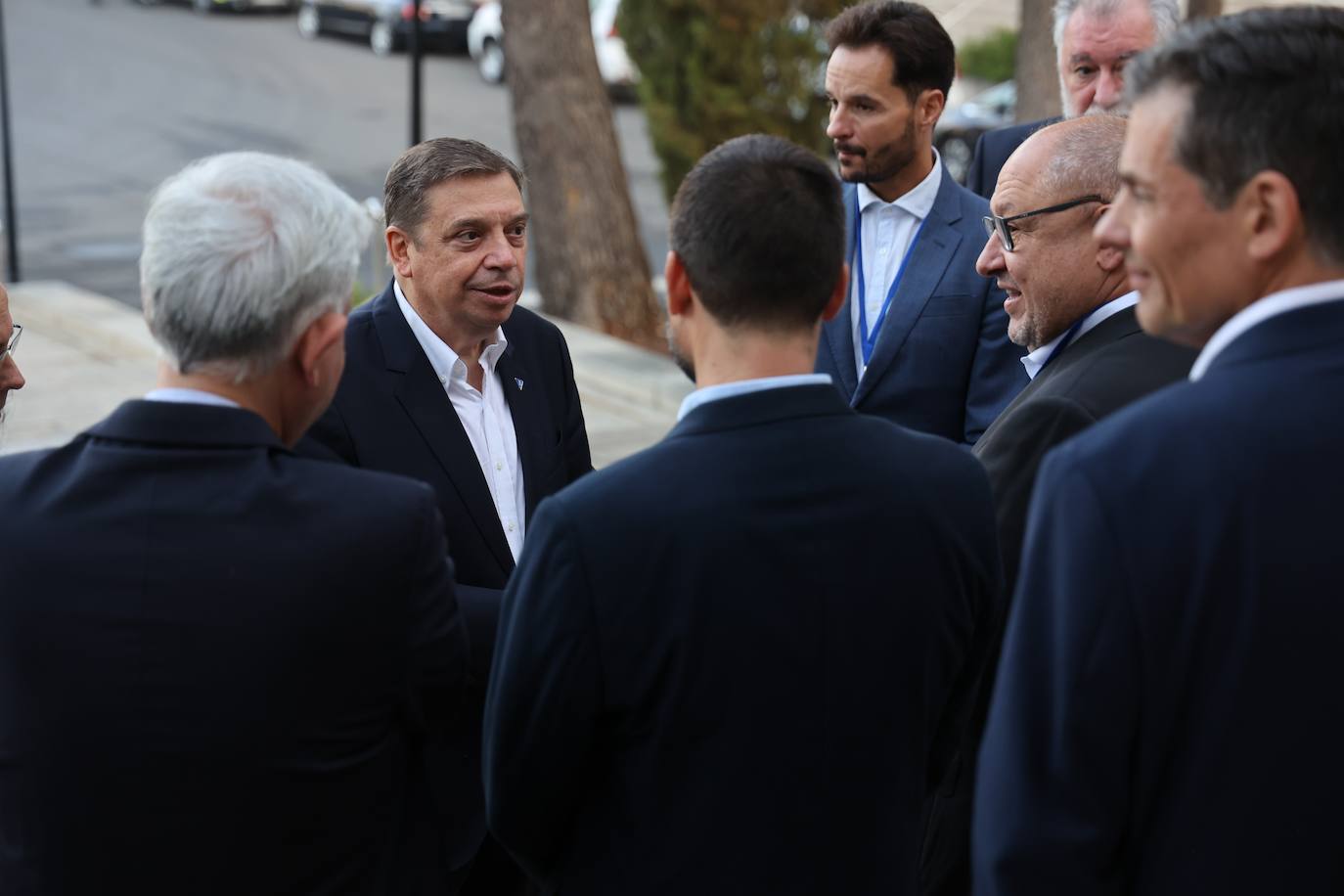 La visita de los ministros de Agricultura de la UE a la innovadora finca de Rabanales