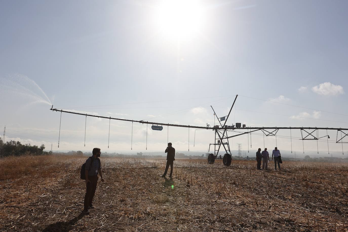 La visita de los ministros de Agricultura de la UE a la innovadora finca de Rabanales