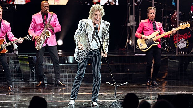 El cantante Rod Stewart en Starlite Occident