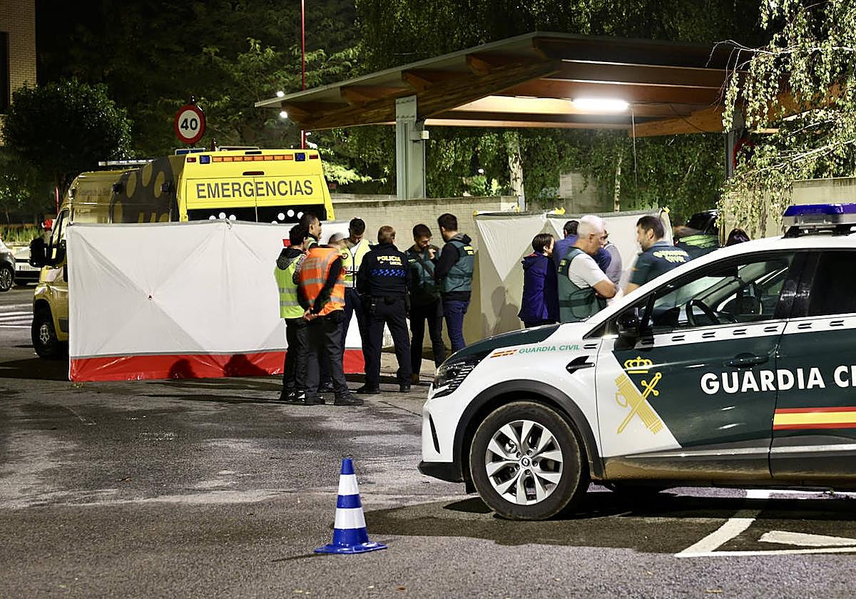 Lugar del atropello múltiple en Haro