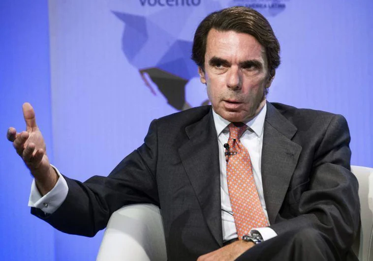 El expresidente del Gobierno, José María Aznar