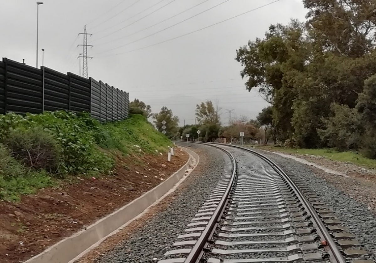 Tramo de Almoraima a Algeciras que ya está reformado del Corredor Central